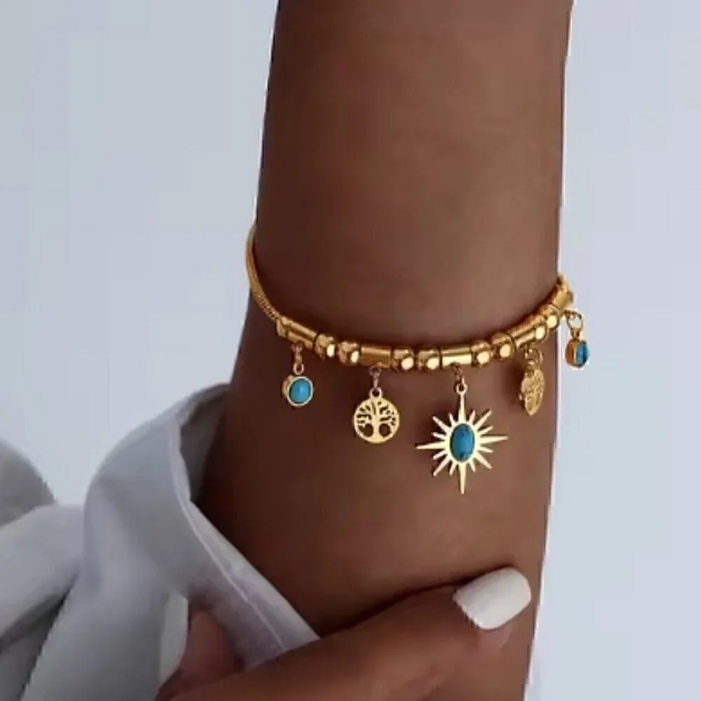 NEW‎ - Bohemian Gold Bracelet